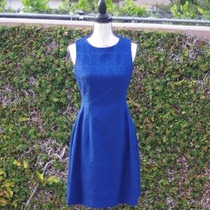 EUC Eva Mendes Maria Jacquard Dress, Blue